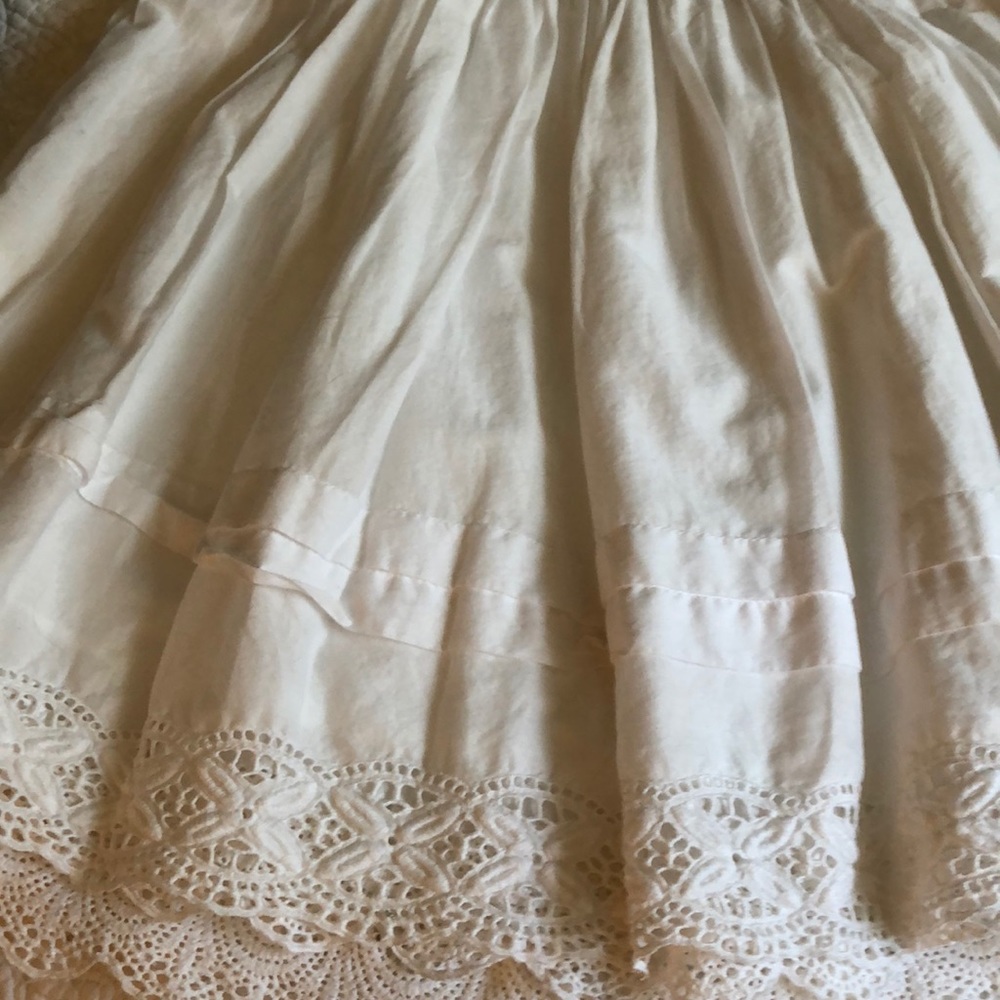 Gap White cotton skirt